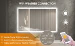 Smart Spiegel 60 x 120 Horizontaal 500W - Afbeelding 2